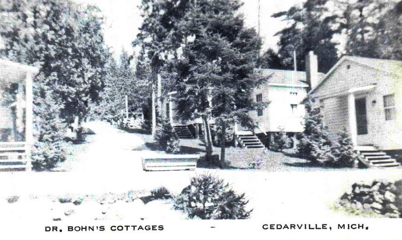 Berlins Resort (Dr. Bohns Cottages, Dr Bohns Resort) - Vintage Postcard